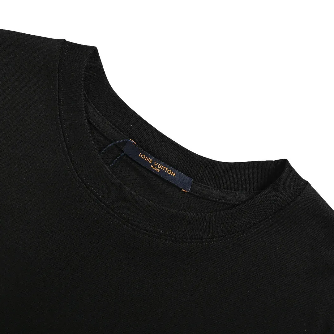 Louis Vuitton/Louis Vuitton 24ss short sleeves with embroidered letters on the chest